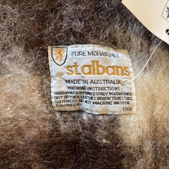 NWT Vintage St. Albans Mohair Blanket - Picture 4 of 7